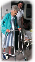 Elderly Woman and Nurse